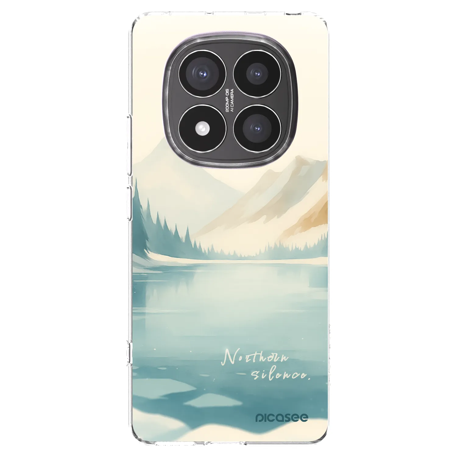 Picasee silikonska prozirna maskica za Xiaomi Redmi Note 14 Pro+ 5G - NOTHERN SILENCE