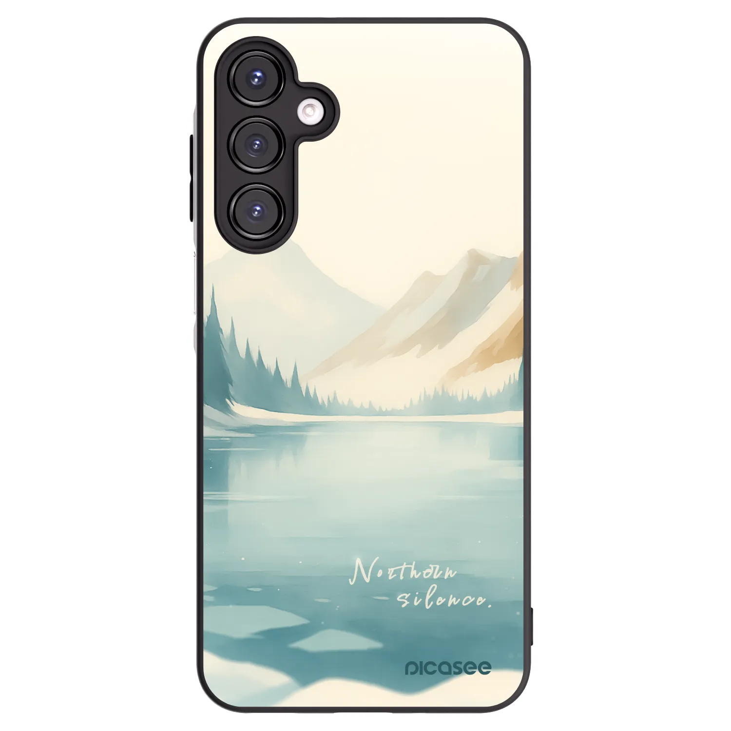 Picasee crna silikonska maskica za Samsung Galaxy A16 5G - NOTHERN SILENCE