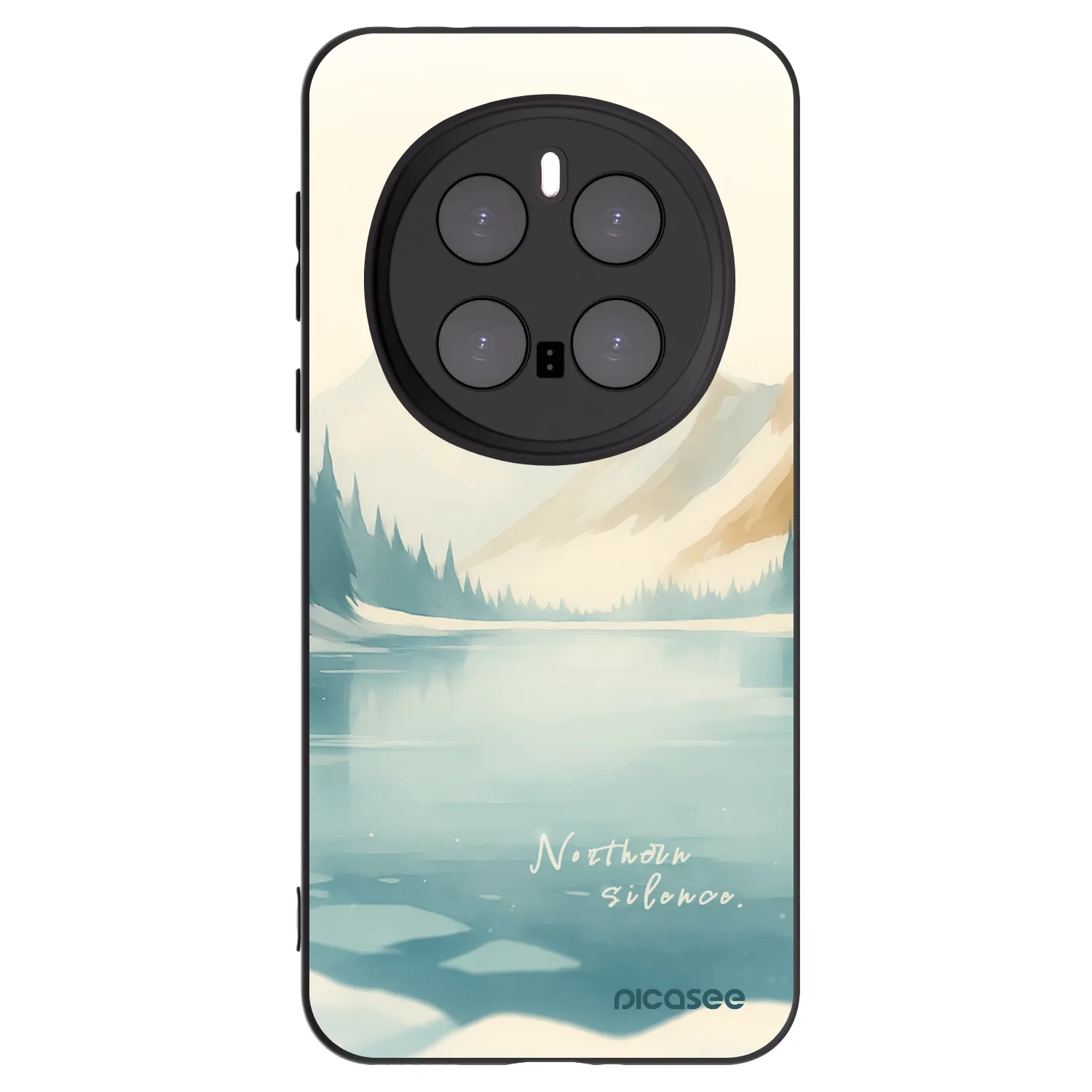 Picasee crna silikonska maskica za Honor Magic7 Pro 5G - NOTHERN SILENCE