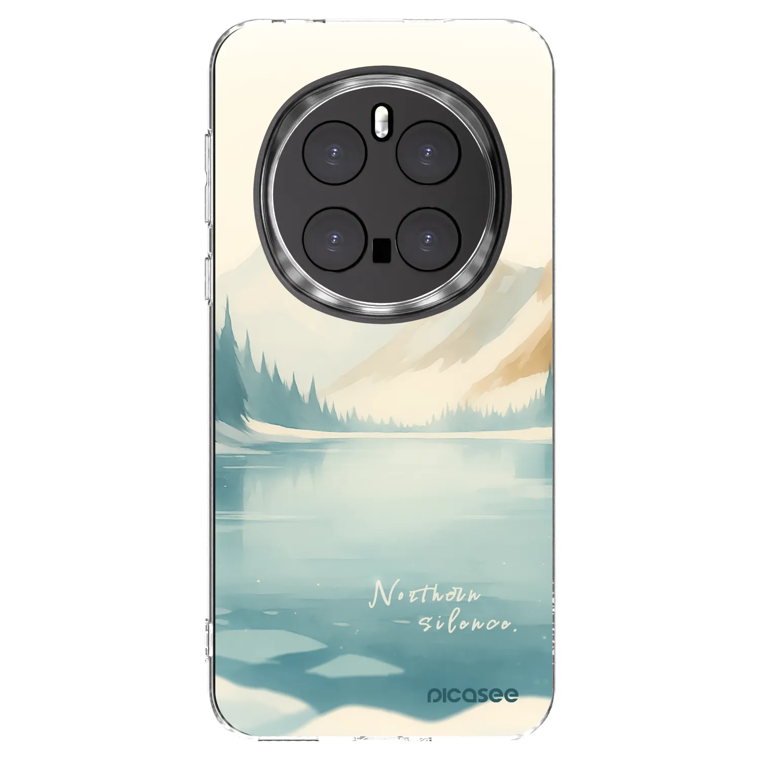 Picasee silikonska prozirna maskica za Honor Magic7 Pro 5G - NOTHERN SILENCE