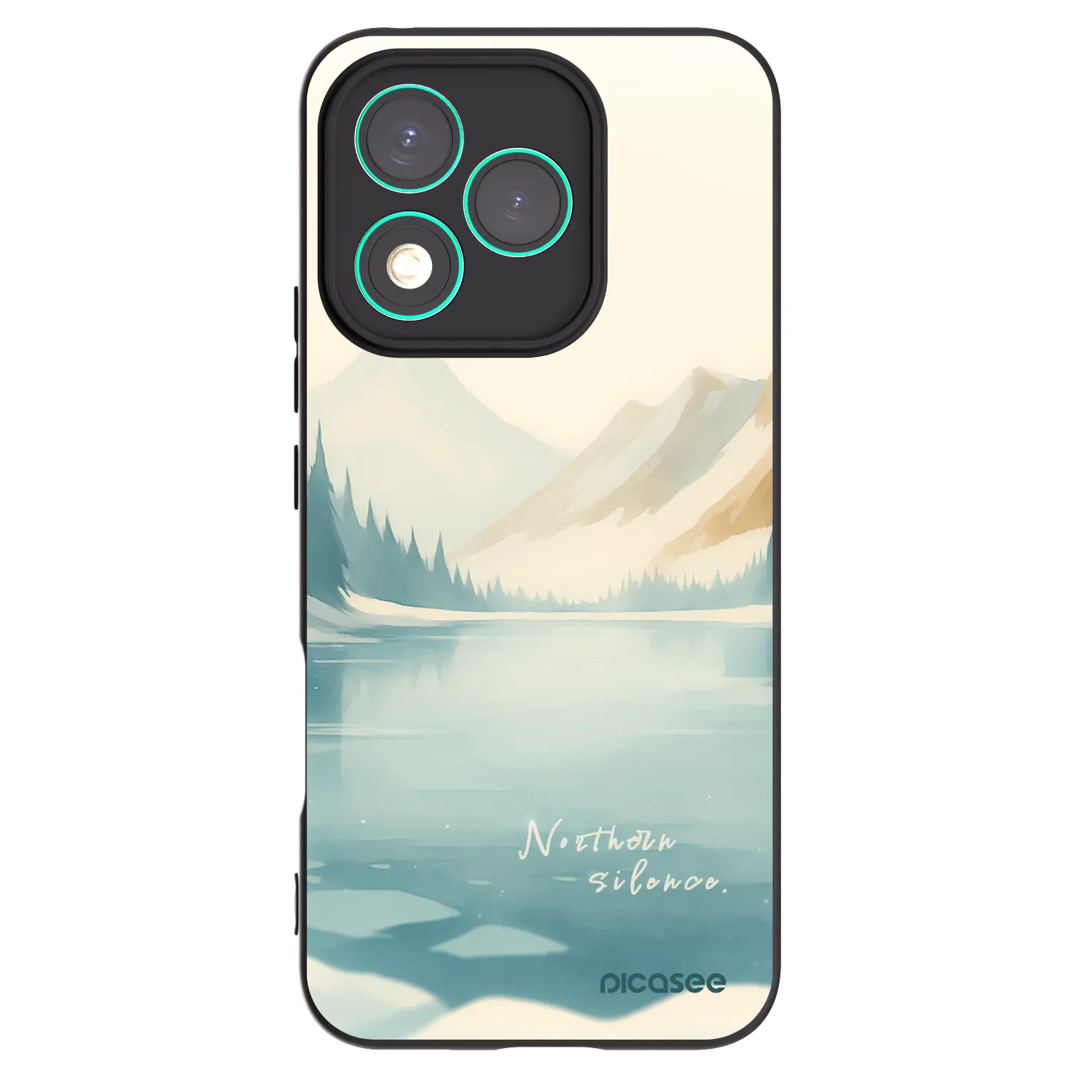 Picasee crna silikonska maskica za Honor 400 Lite 5G - NOTHERN SILENCE