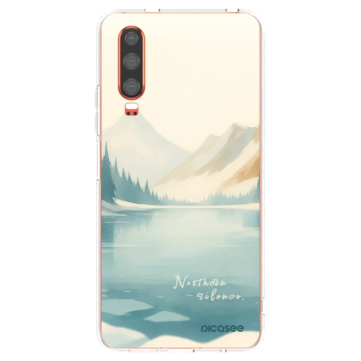Picasee silikonska prozirna maskica za Huawei P30 - NOTHERN SILENCE