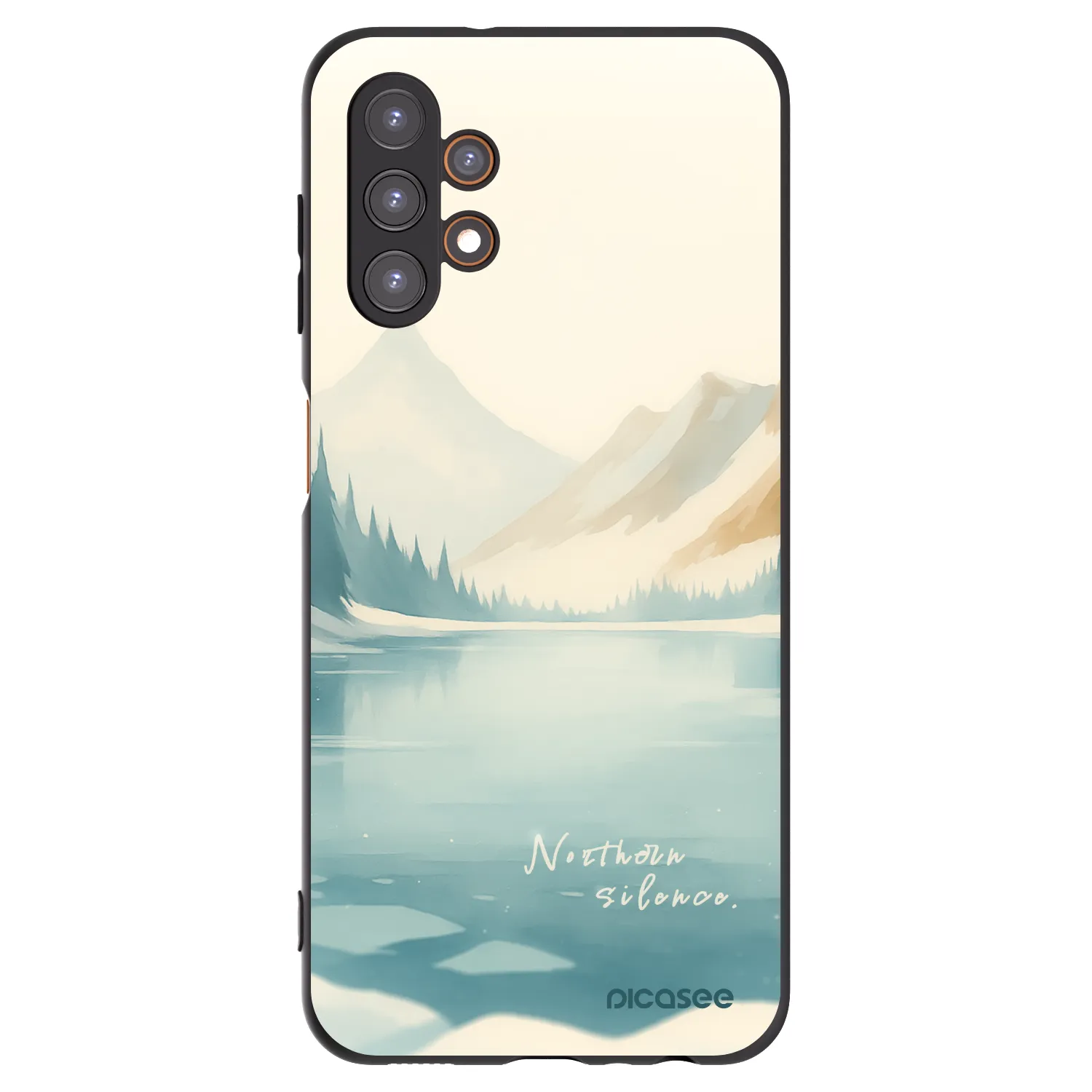 Picasee crna silikonska maskica za Samsung Galaxy A13 5G - NOTHERN SILENCE