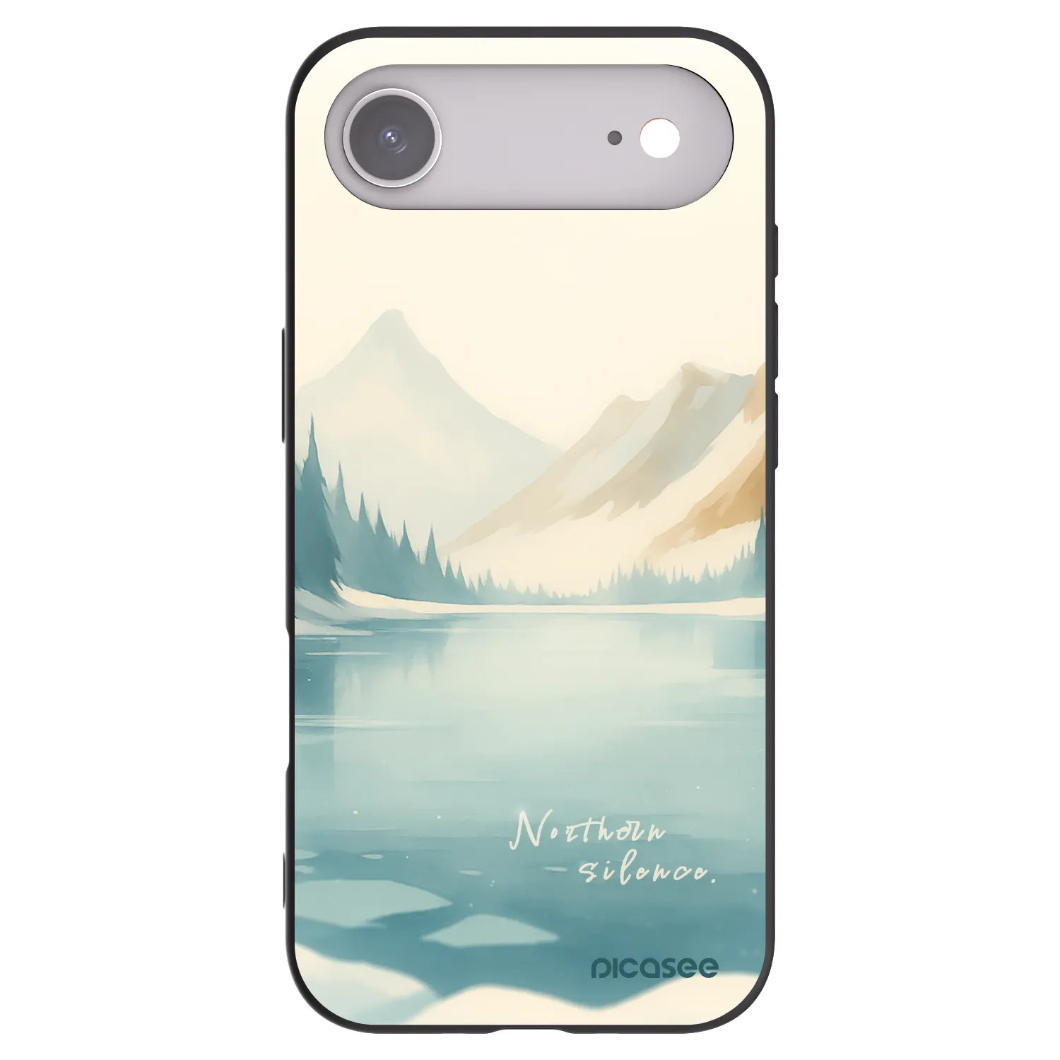 Picasee crna silikonska maskica za Apple iPhone Air - NOTHERN SILENCE