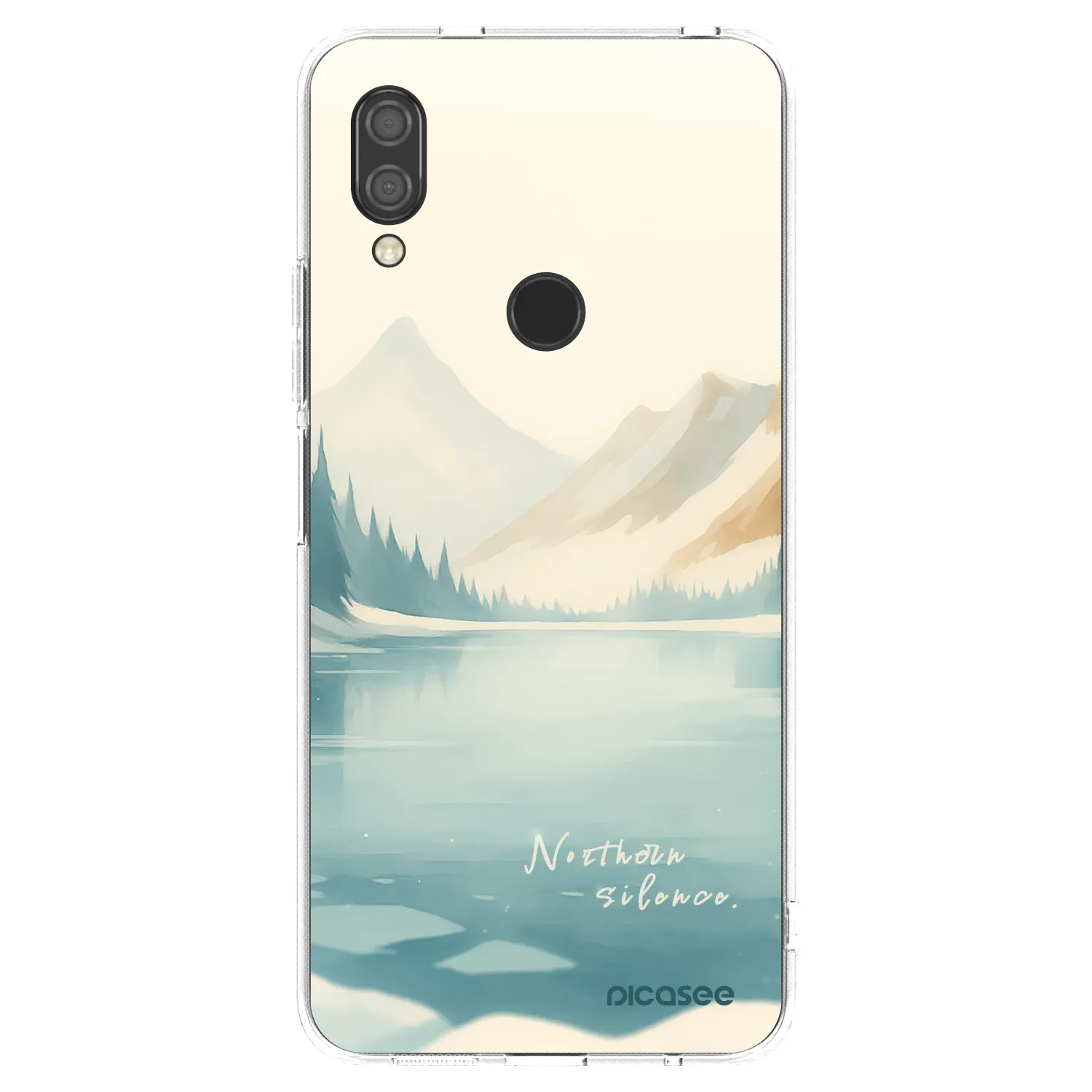 Picasee silikonska prozirna maskica za Xiaomi Redmi 7 - NOTHERN SILENCE