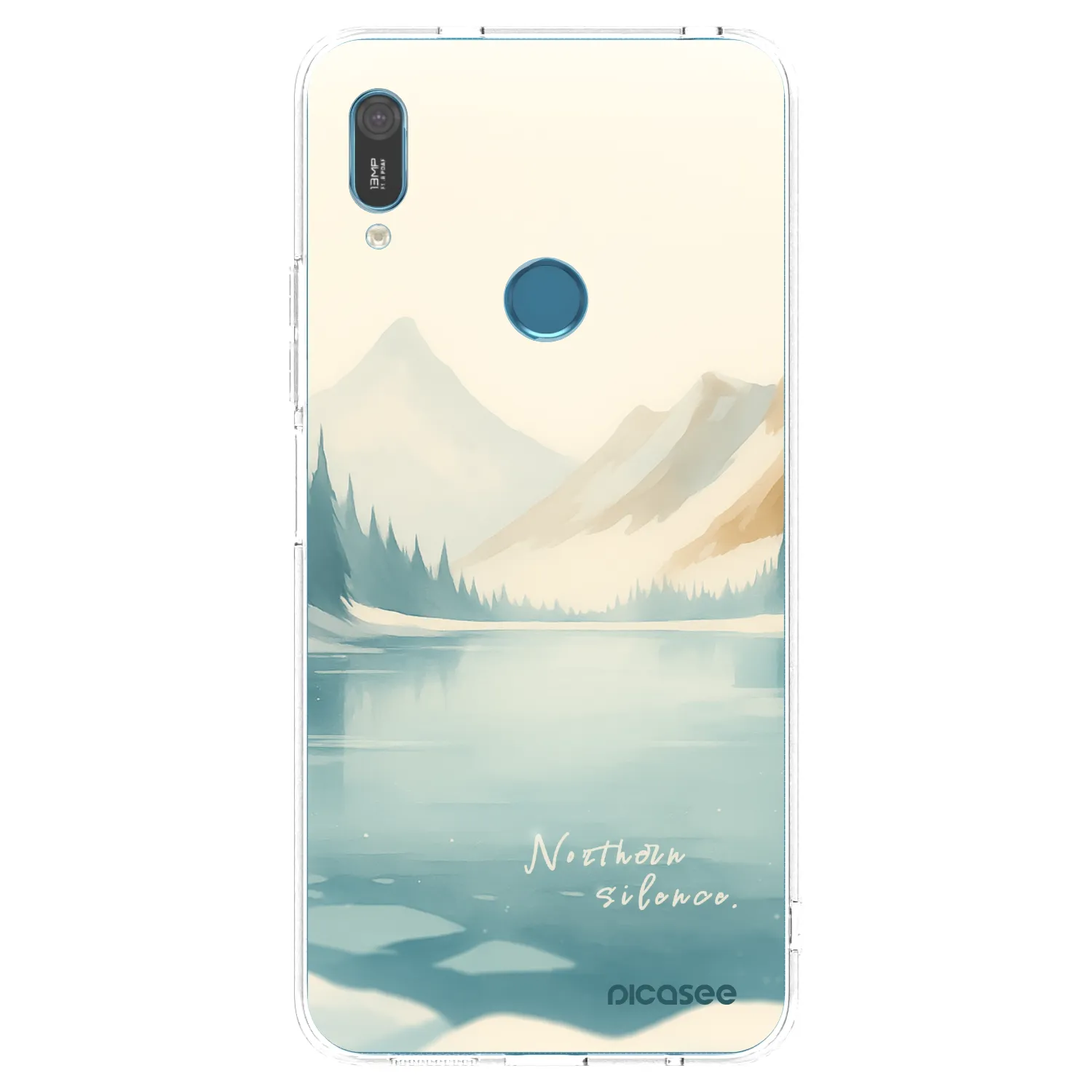 Picasee silikonska prozirna maskica za Huawei Y6 2019 - NOTHERN SILENCE