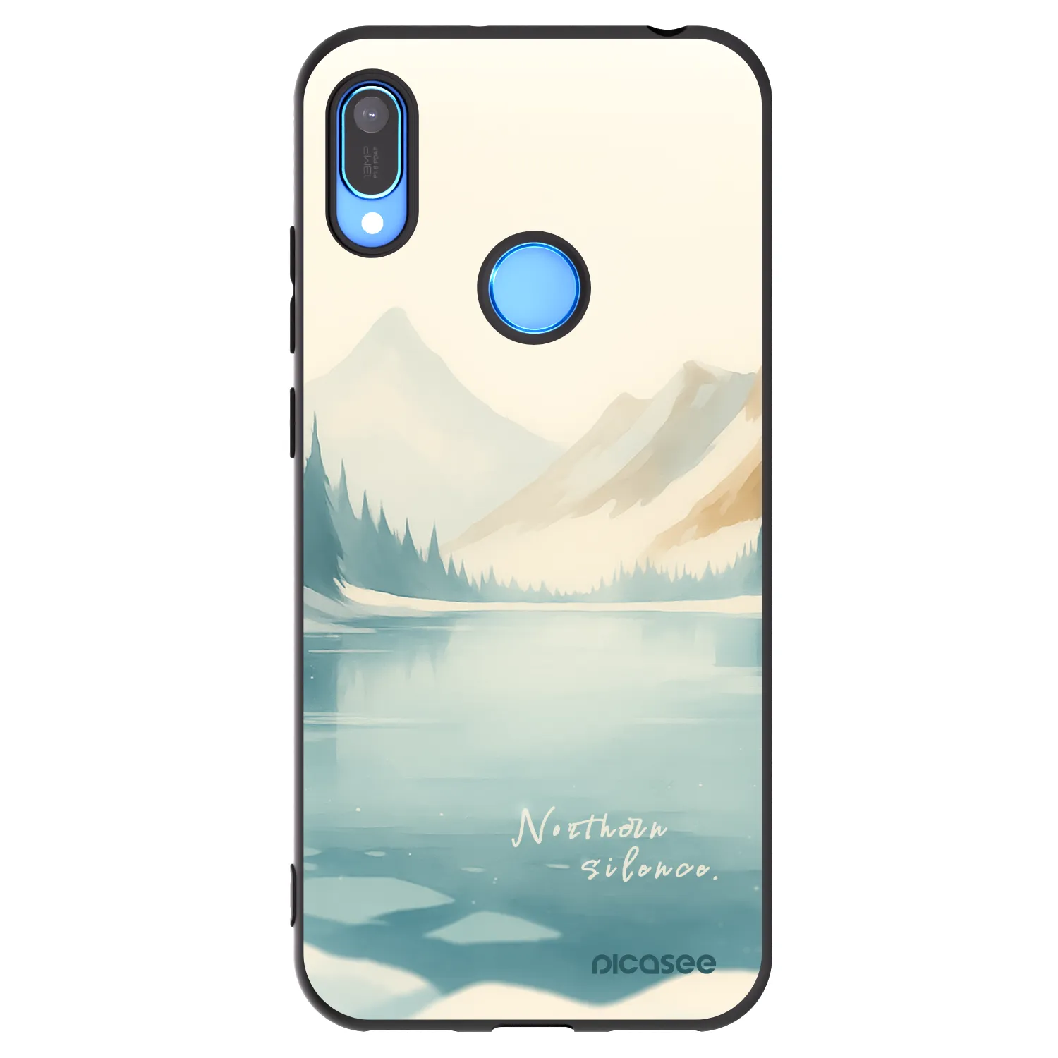 Picasee crna silikonska maskica za Huawei Y6 2019 - NOTHERN SILENCE