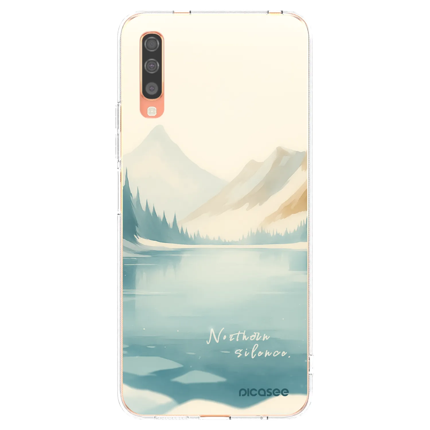 Picasee silikonska prozirna maskica za Samsung Galaxy A70 A705F - NOTHERN SILENCE