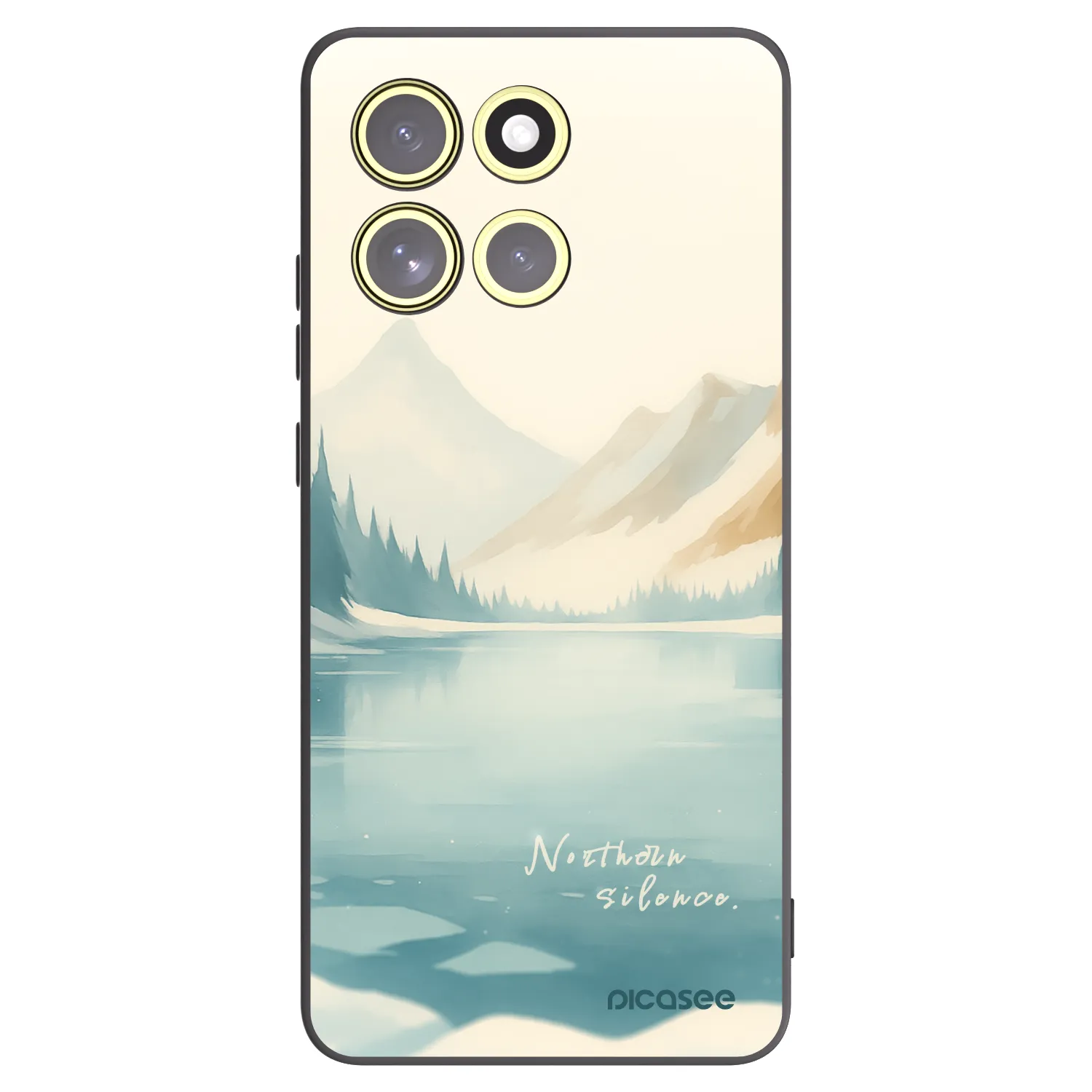 Picasee crna silikonska maskica za Motorola Moto G86 5G - NOTHERN SILENCE