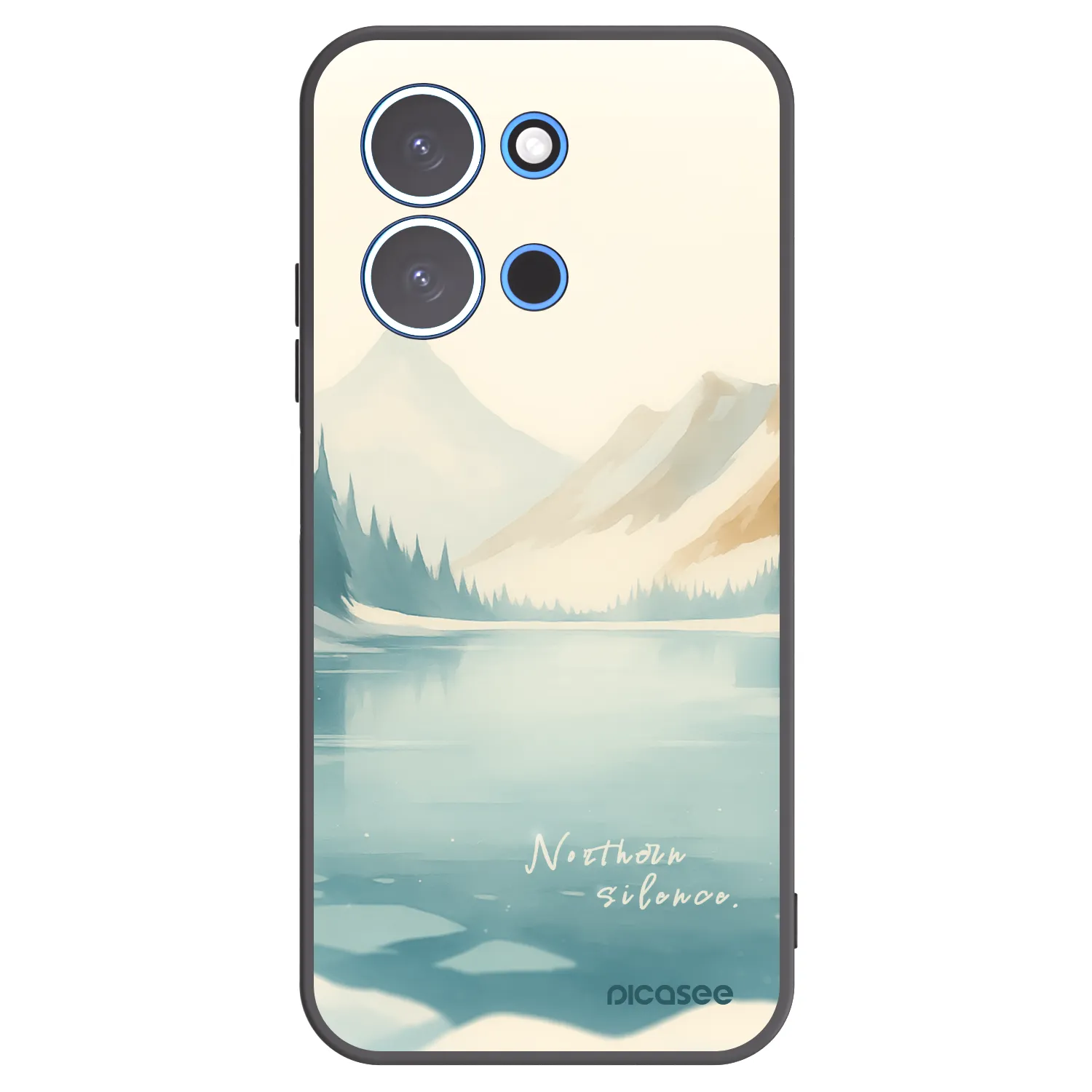 Picasee crna silikonska maskica za Xiaomi Redmi 15C 4G - NOTHERN SILENCE