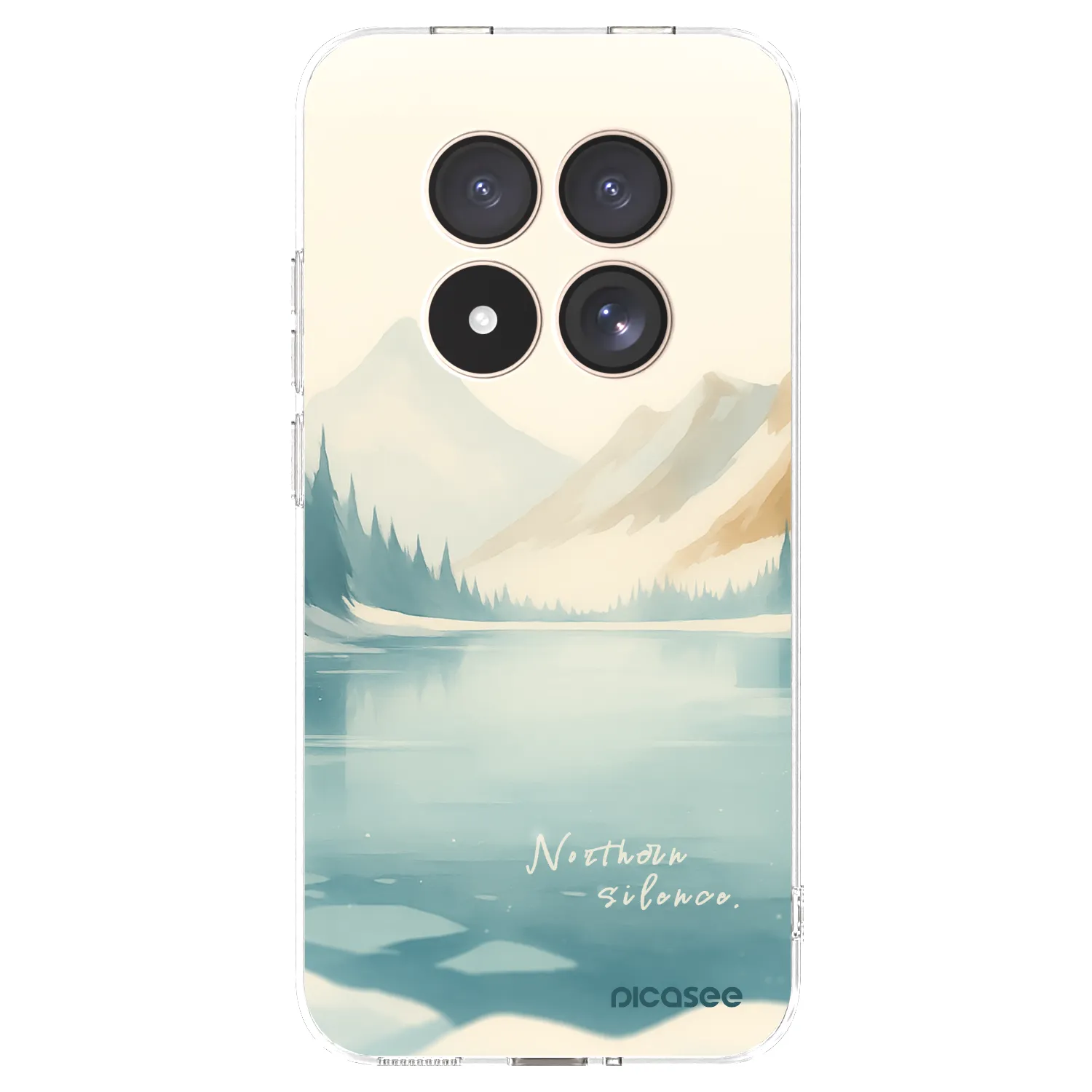 Picasee silikonska prozirna maskica za Xiaomi Redmi Note 15 Pro 4G - NOTHERN SILENCE