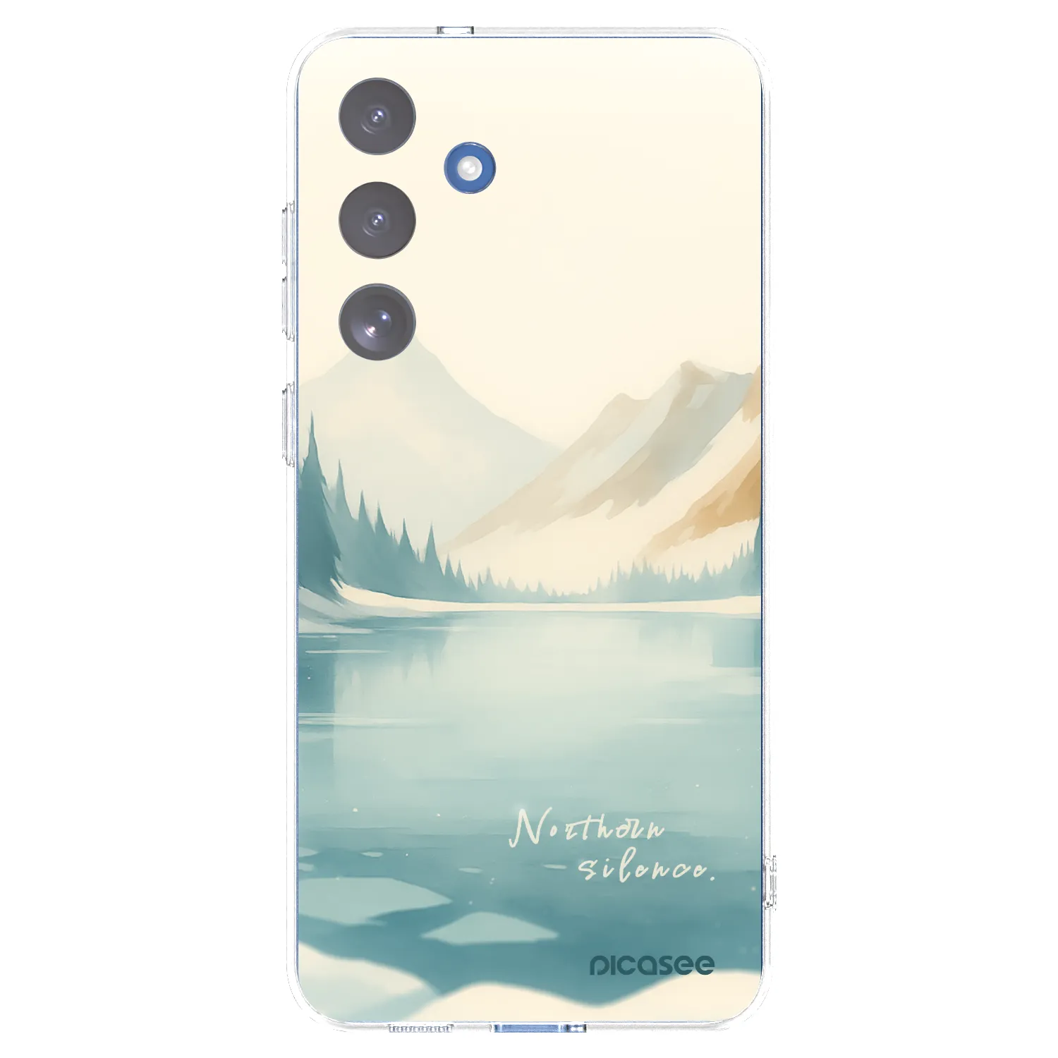 Picasee silikonska prozirna maskica za Samsung Galaxy S25 FE 5G - NOTHERN SILENCE