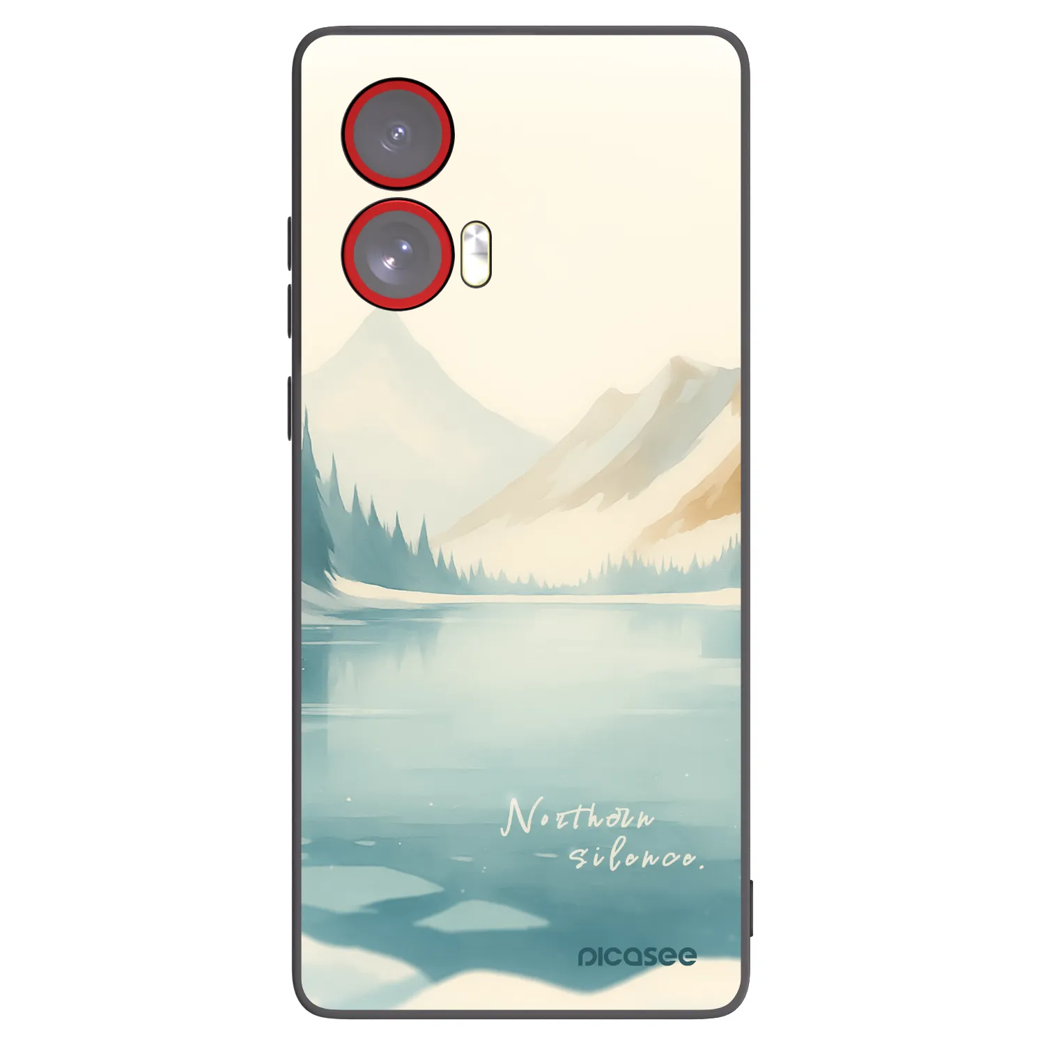 Picasee crna silikonska maskica za Motorola Edge 50 Fusion - NOTHERN SILENCE