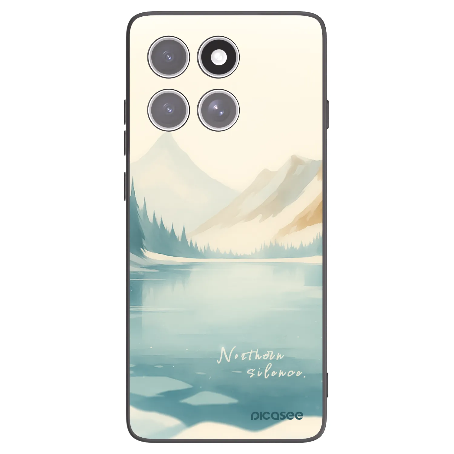 Picasee crna silikonska maskica za Motorola Edge 60 Fusion - NOTHERN SILENCE