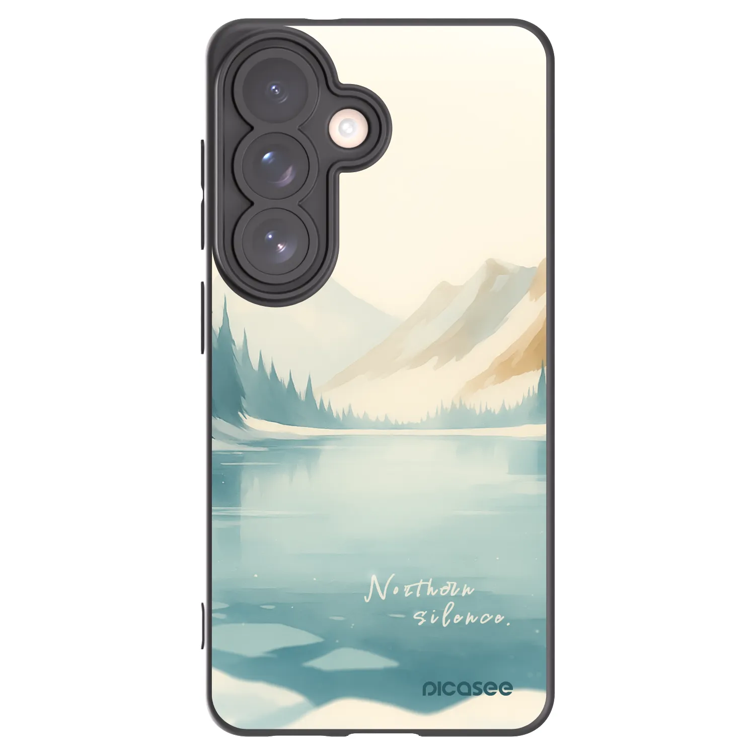 Picasee crna silikonska maskica za Samsung Galaxy S26 - NOTHERN SILENCE