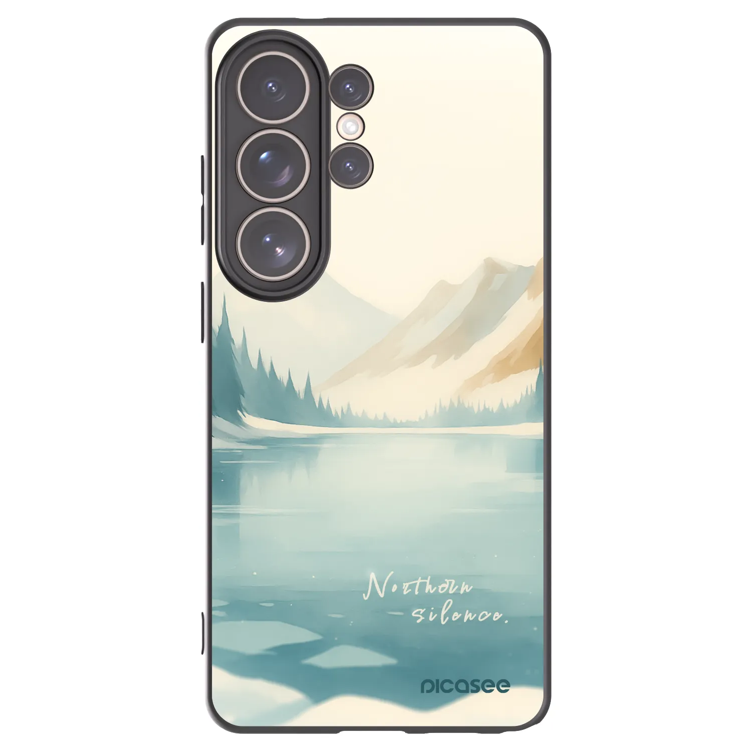 Picasee crna silikonska maskica za Samsung Galaxy S26 Ultra - NOTHERN SILENCE