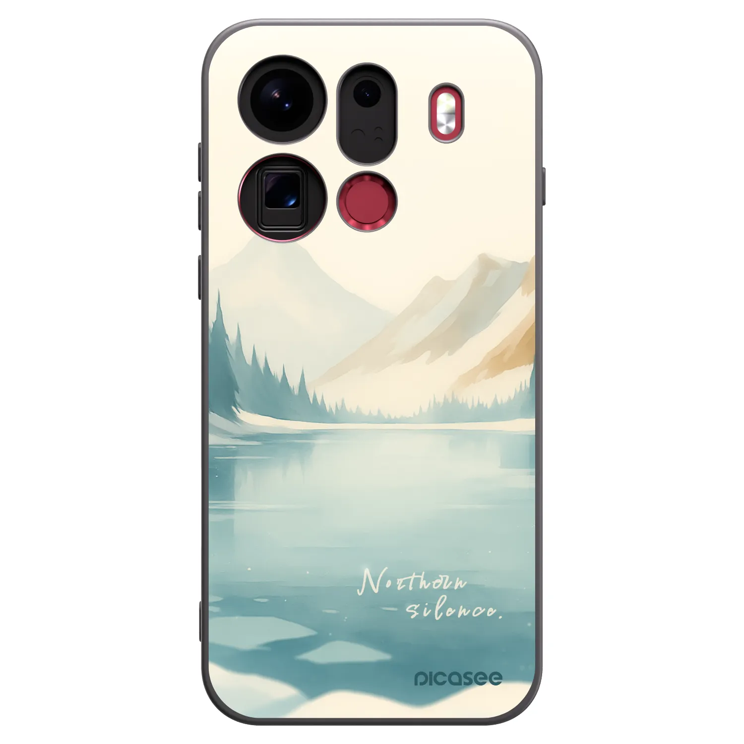 Picasee crna silikonska maskica za OPPO Find X9 Pro - NOTHERN SILENCE