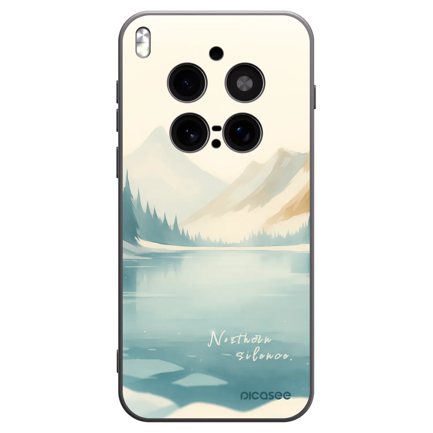 Picasee crna silikonska maskica za Vivo X300 Pro - NOTHERN SILENCE