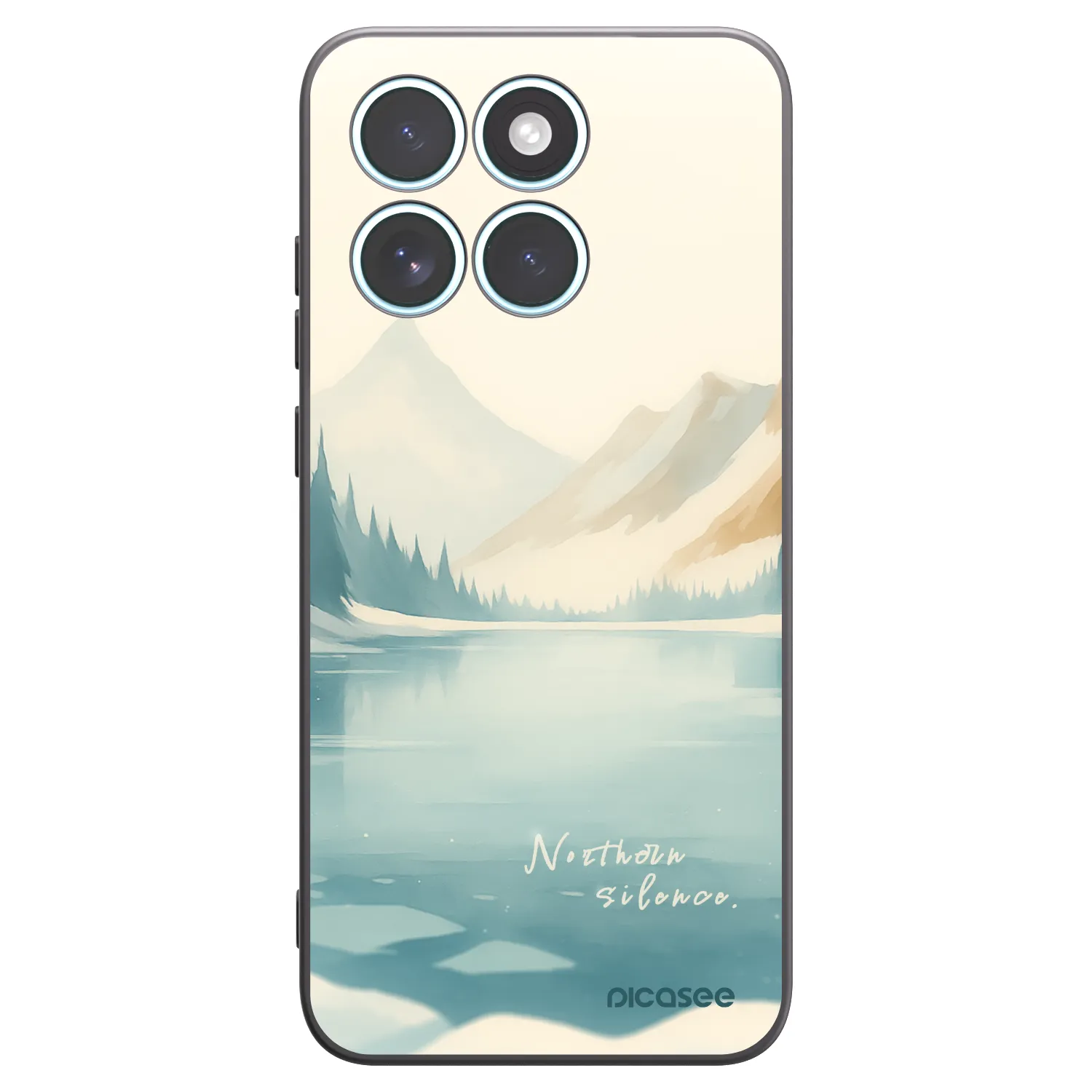 Picasee crna silikonska maskica za Motorola Edge 70 Fusion - NOTHERN SILENCE