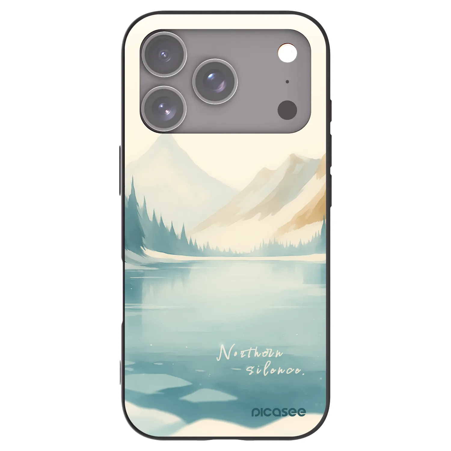 Picasee crna silikonska maskica za Apple iPhone 18 Pro - NOTHERN SILENCE