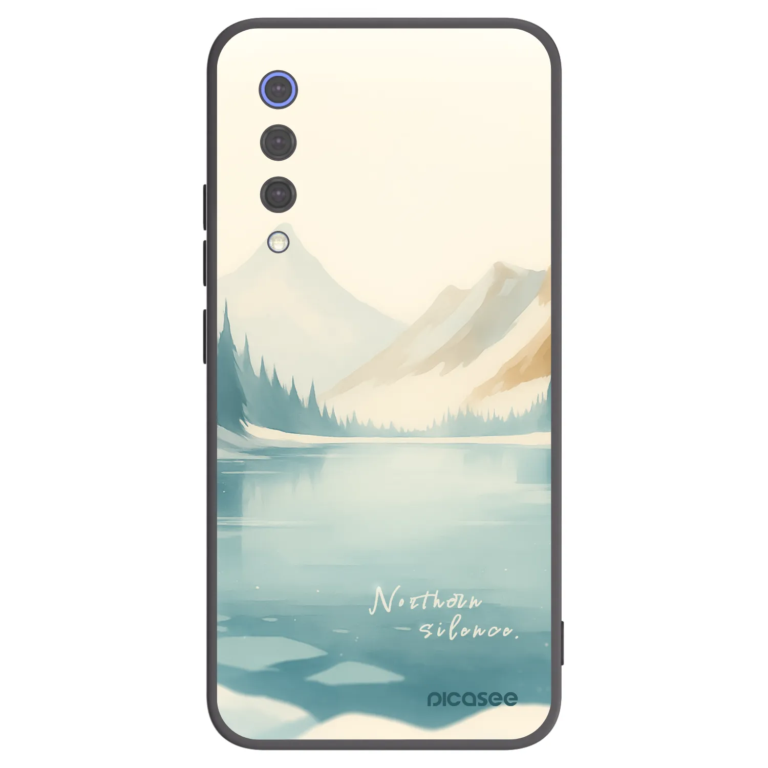 Picasee crna silikonska maskica za Xiaomi Mi 9 SE - NOTHERN SILENCE