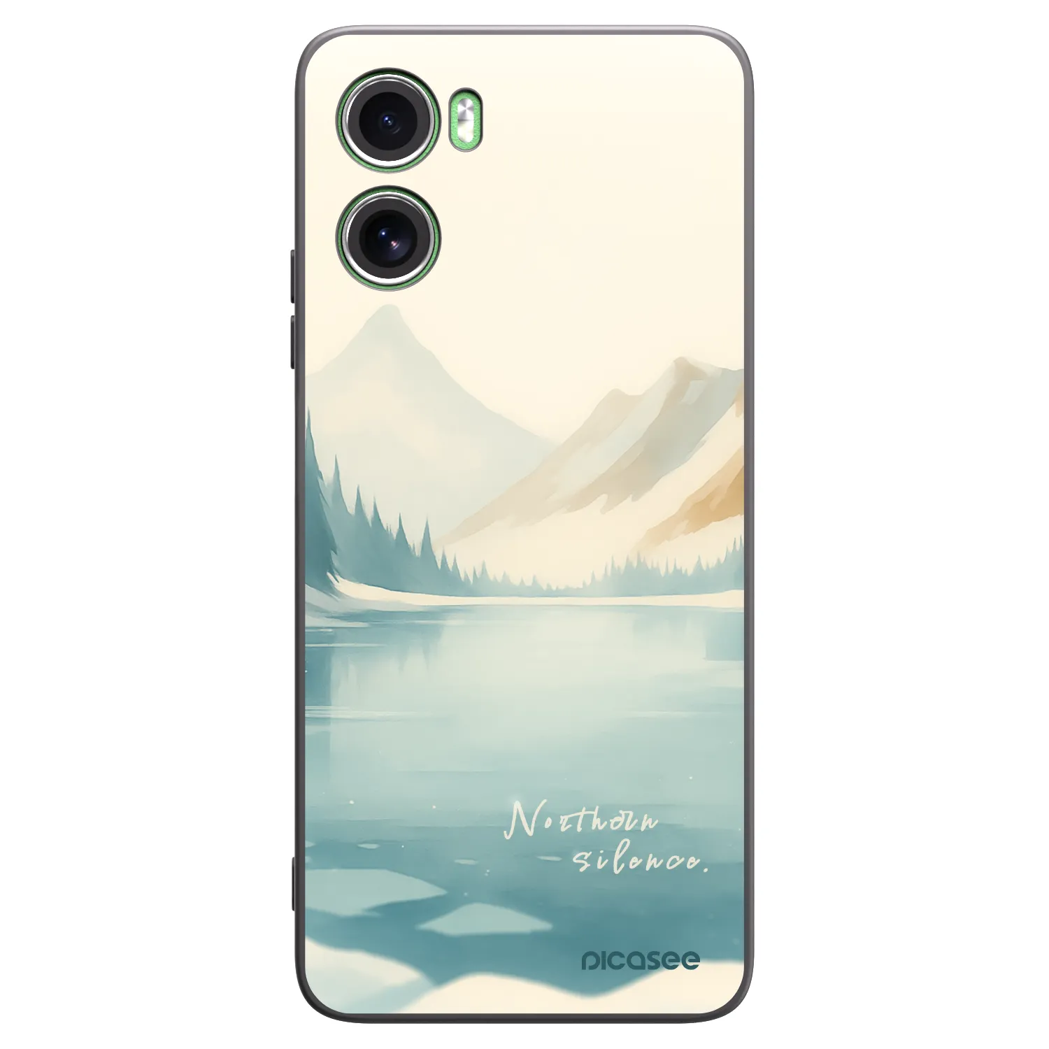 Picasee crna silikonska maskica za Motorola Moto G06 - NOTHERN SILENCE