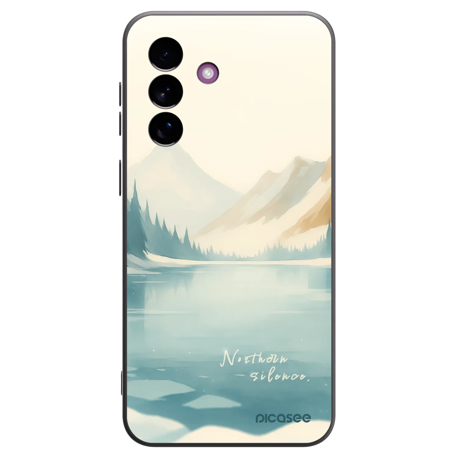Picasee crna silikonska maskica za Samsung Galaxy A37 - NOTHERN SILENCE