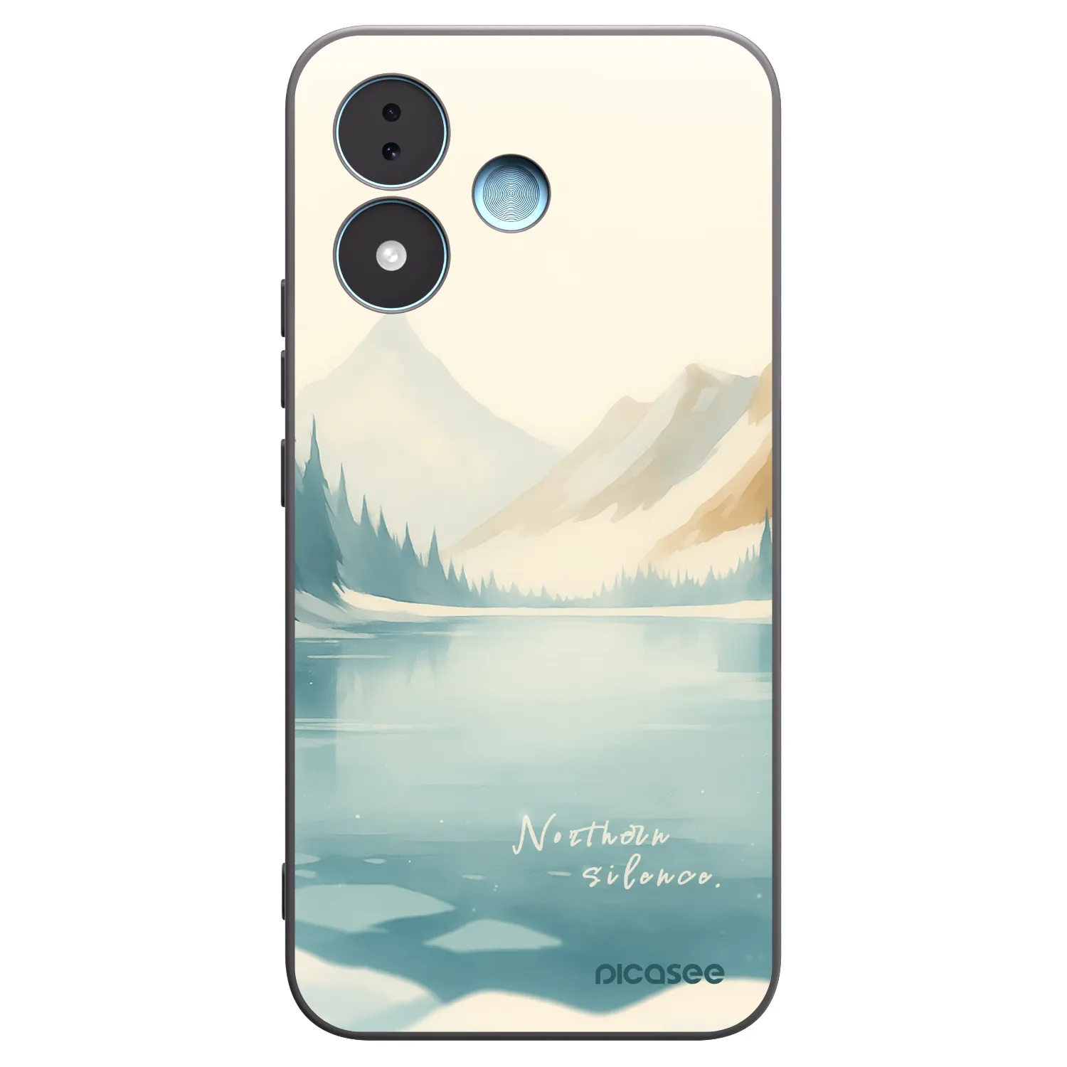 Picasee crna silikonska maskica za Xiaomi Redmi Note 17 5G - NOTHERN SILENCE