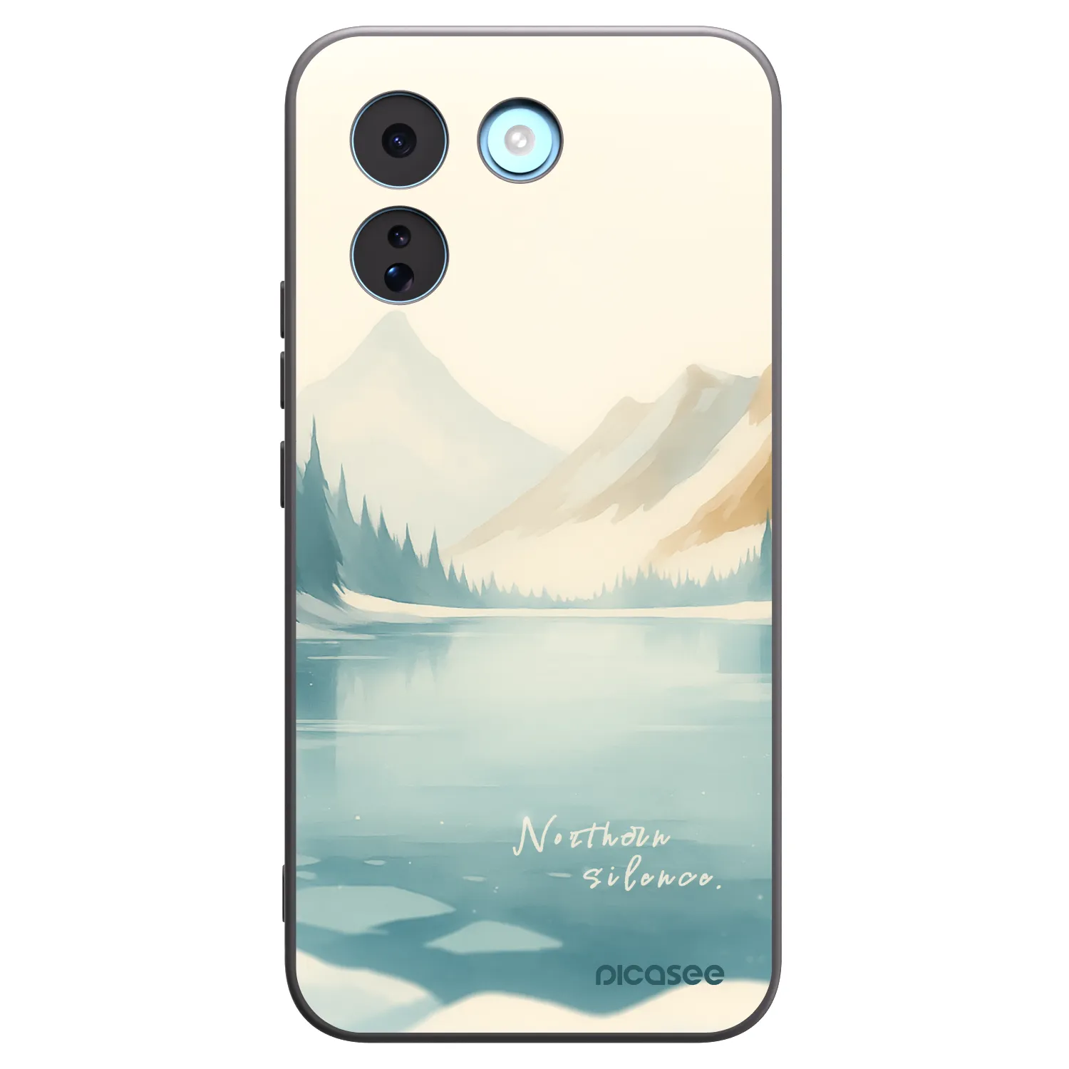 Picasee crna silikonska maskica za Xiaomi Redmi Note 17 Pro MAX 5G - NOTHERN SILENCE