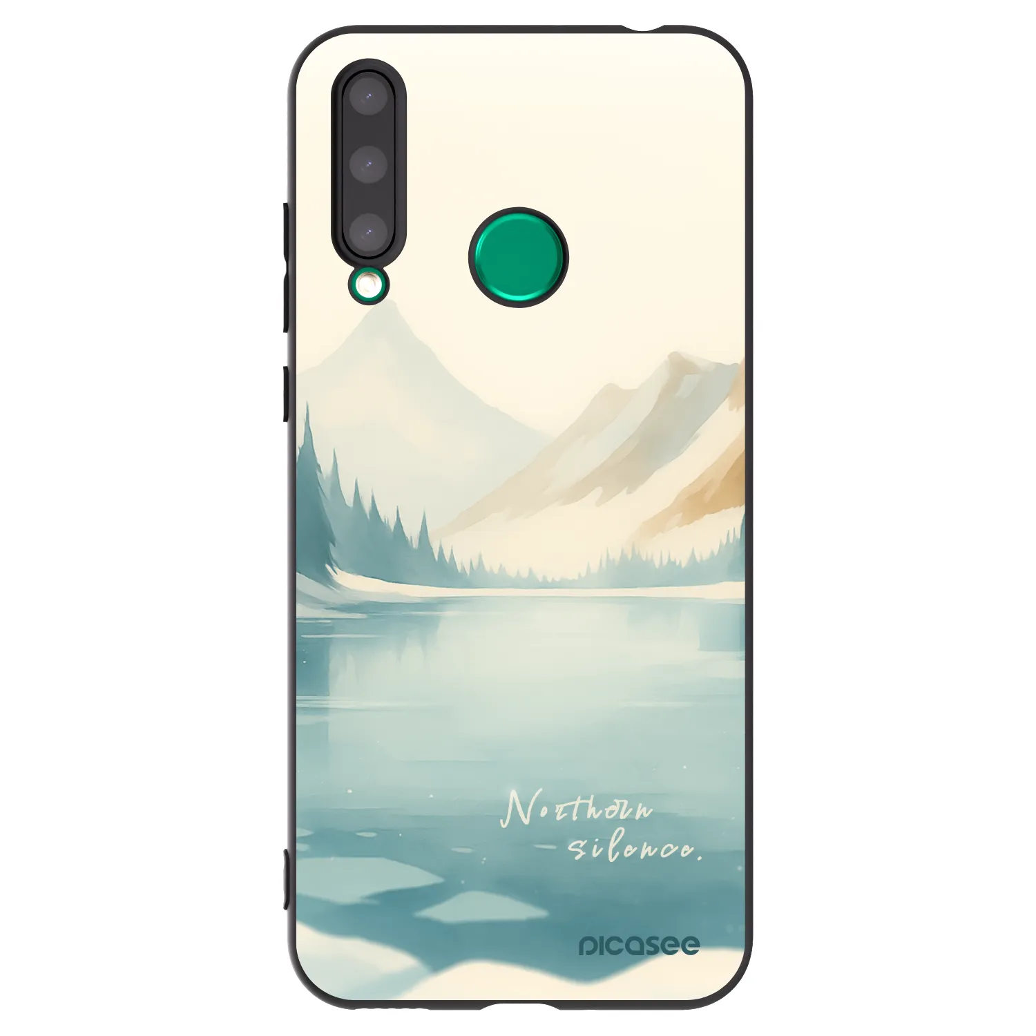 Picasee crna silikonska maskica za Honor 20 Lite - NOTHERN SILENCE