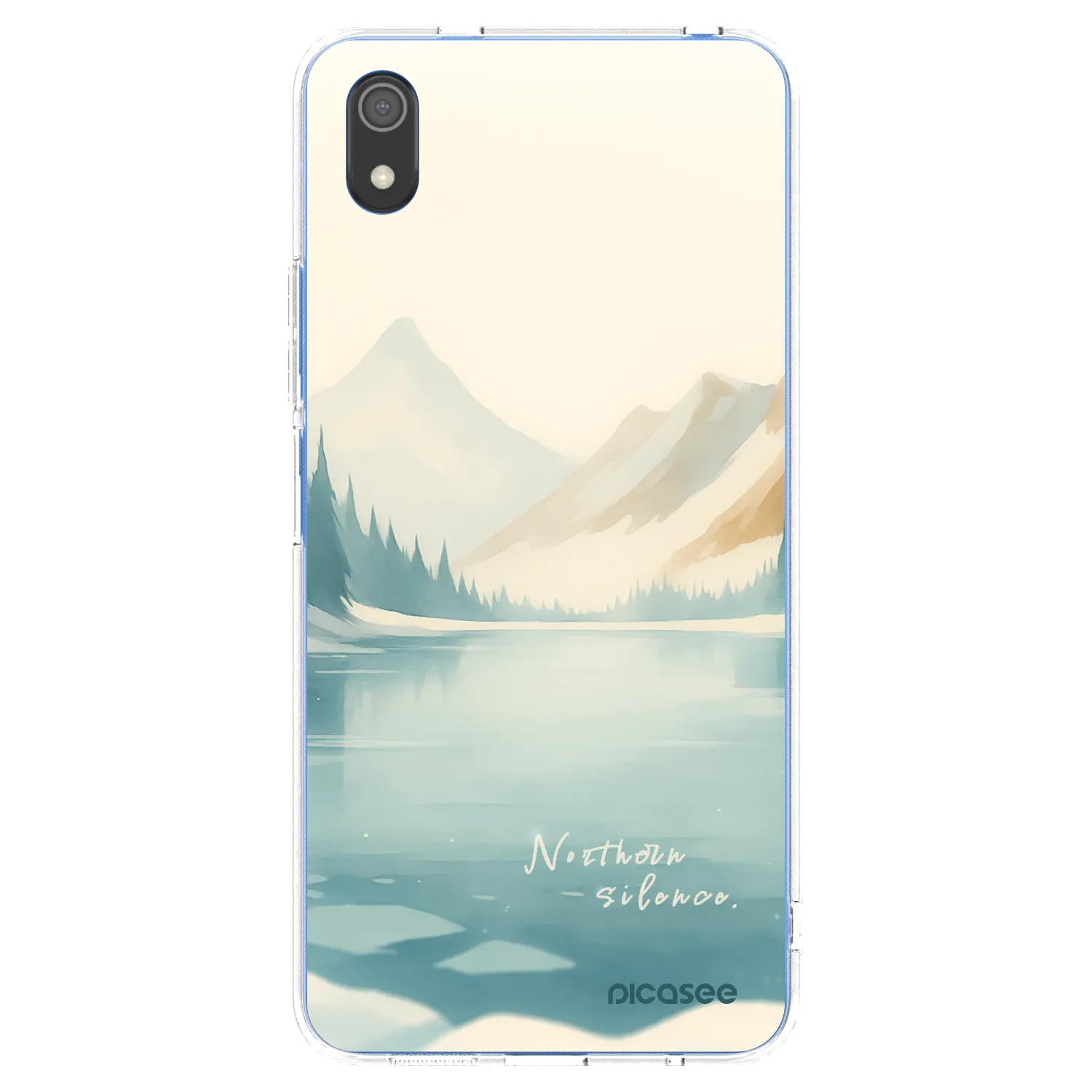 Picasee silikonska prozirna maskica za Xiaomi Redmi 7A - NOTHERN SILENCE