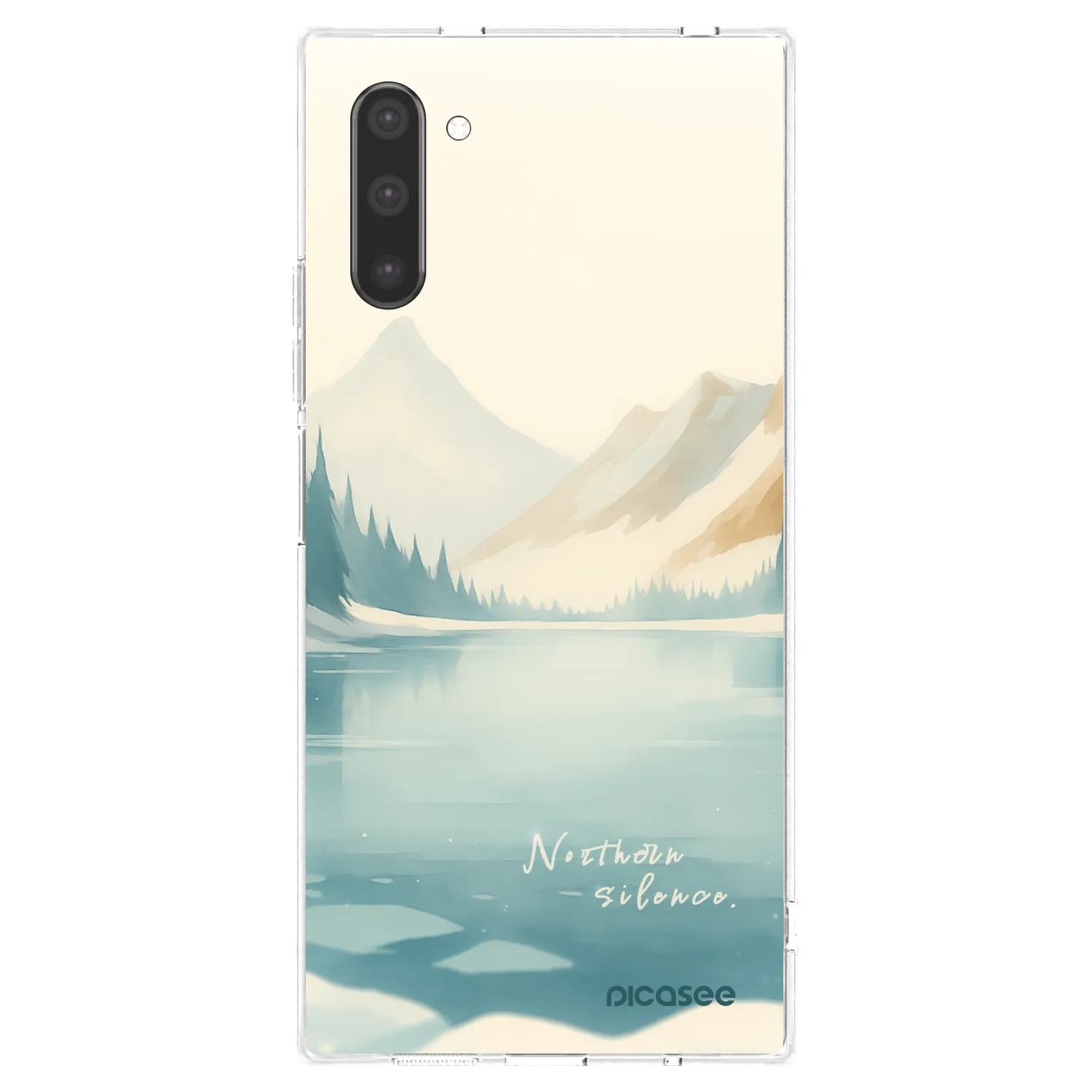 Picasee silikonska prozirna maskica za Samsung Galaxy Note 10 N970F - NOTHERN SILENCE
