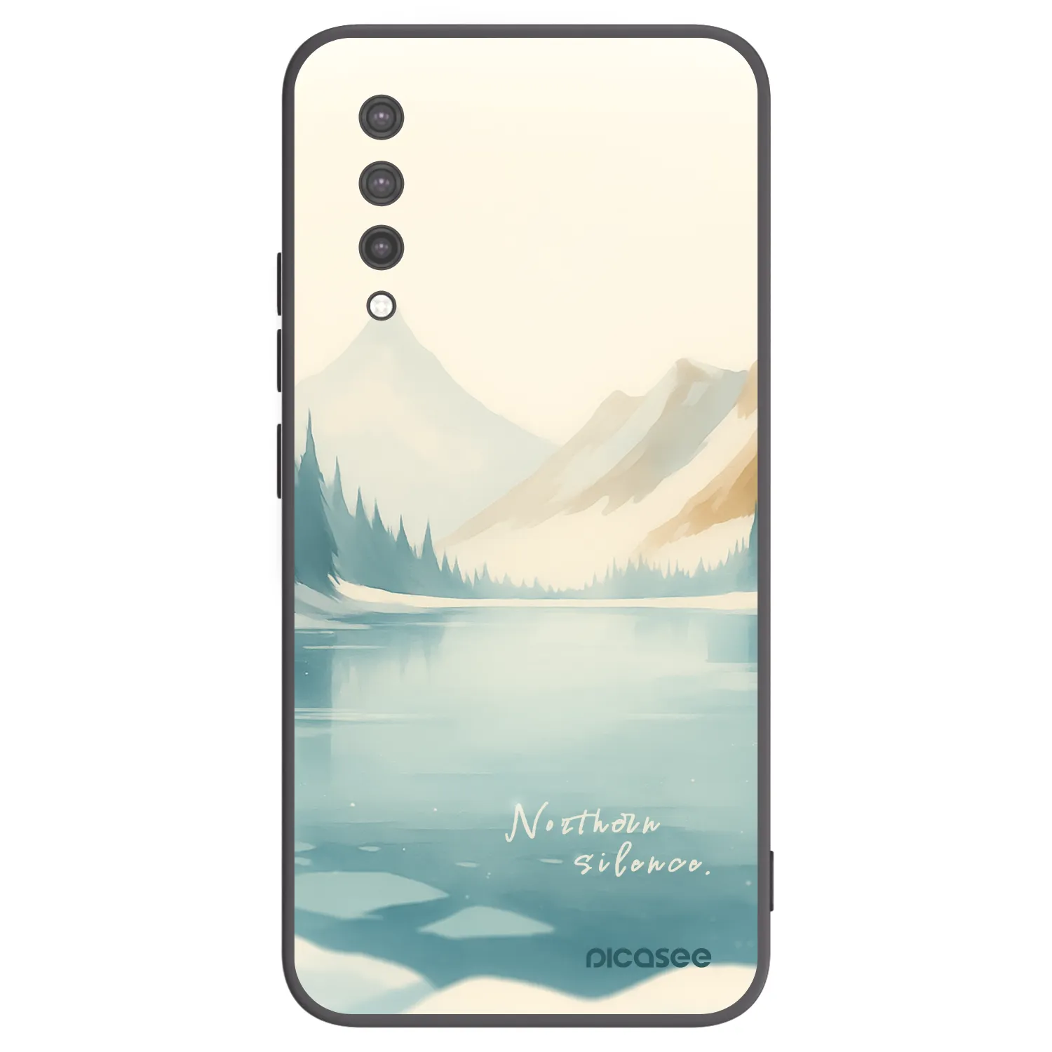 Picasee crna silikonska maskica za Xiaomi Mi 9 Lite - NOTHERN SILENCE