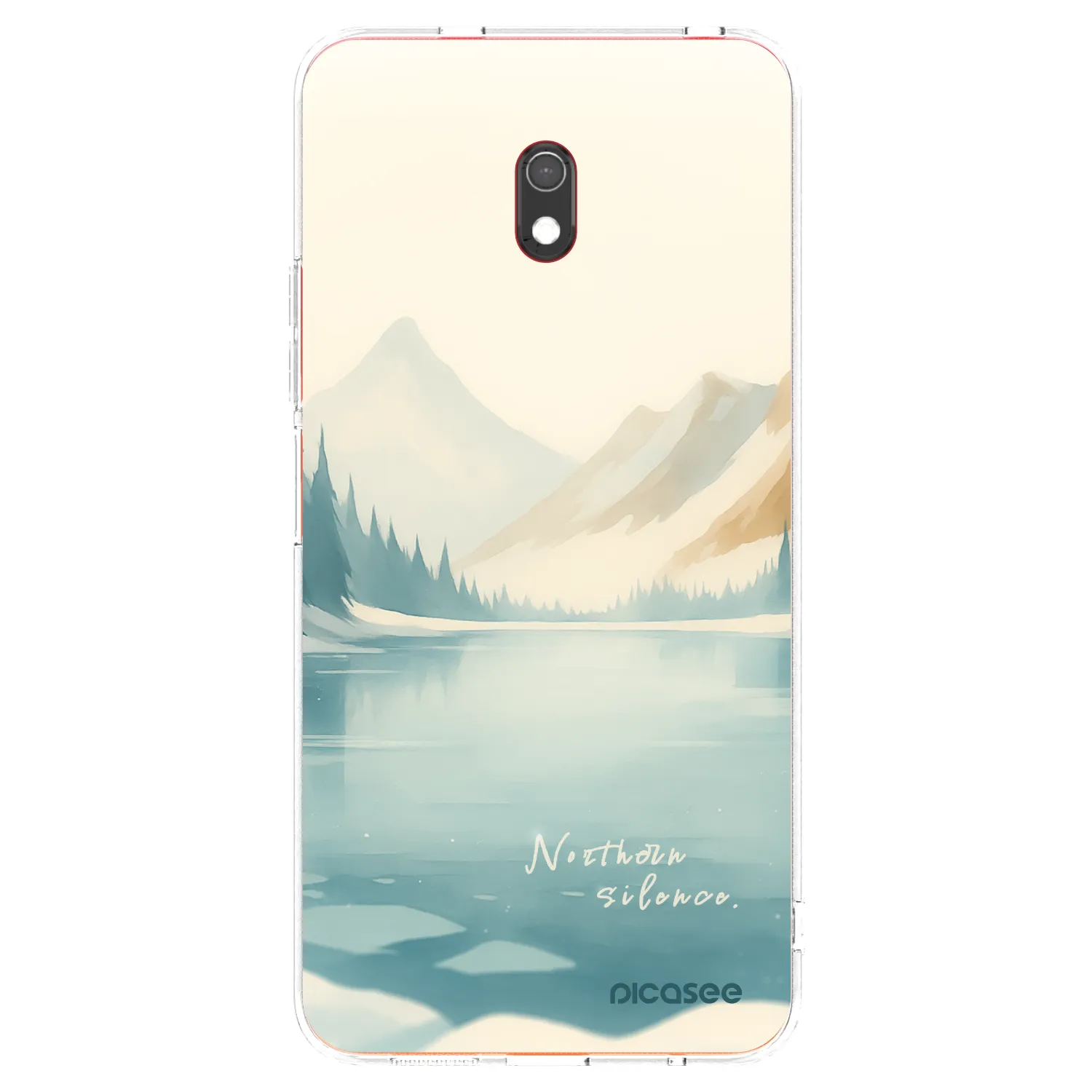 Picasee silikonska prozirna maskica za Xiaomi Redmi 8A - NOTHERN SILENCE