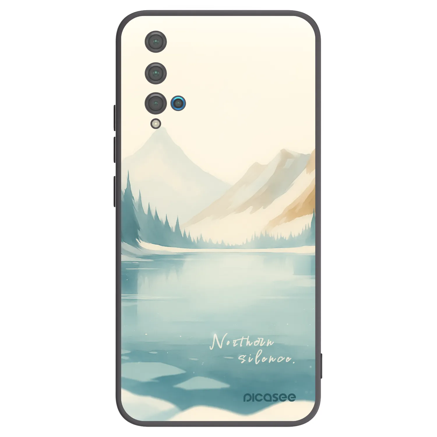 Picasee crna silikonska maskica za Huawei Nova 5T - NOTHERN SILENCE