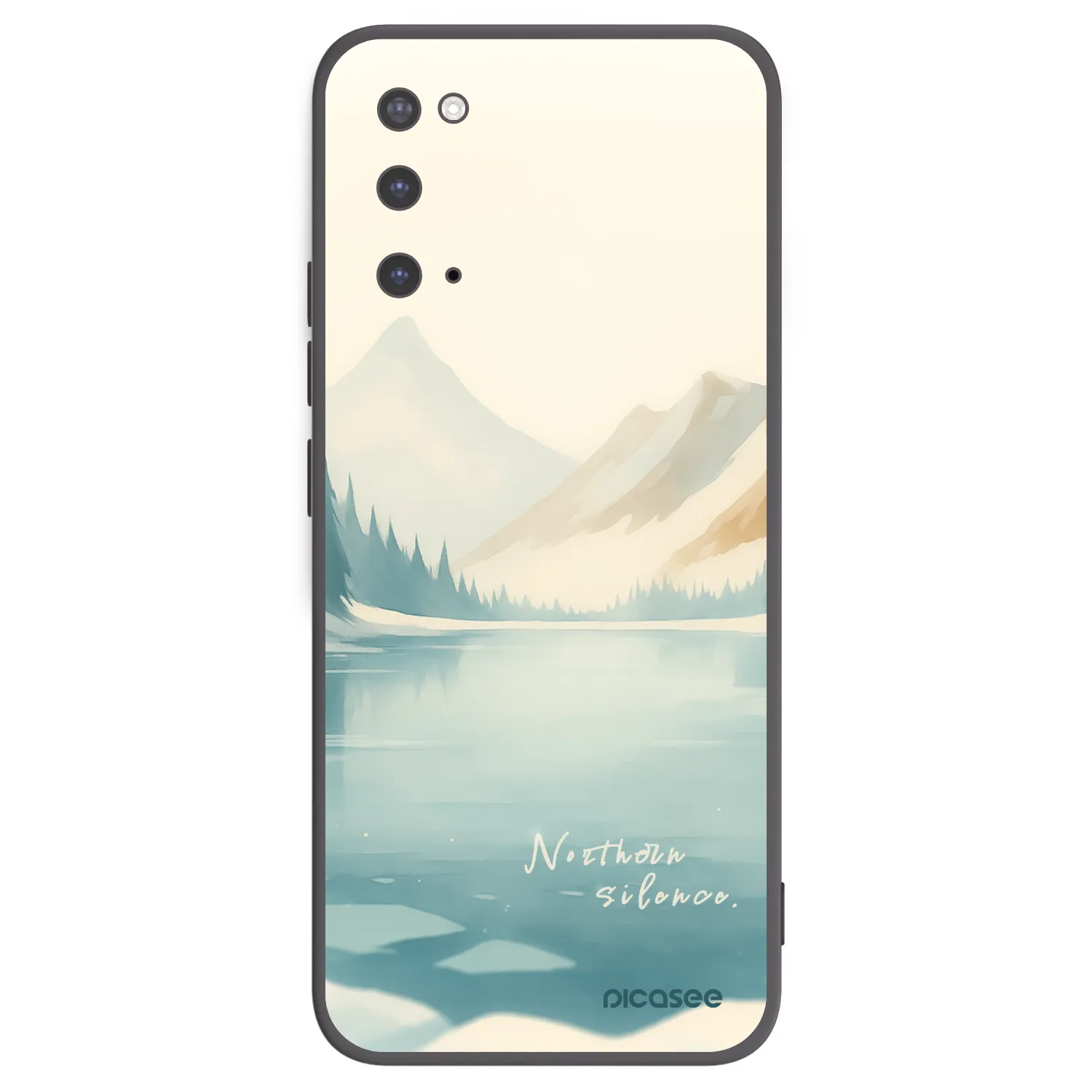 Picasee crna silikonska maskica za Samsung Galaxy S20 G980F - NOTHERN SILENCE