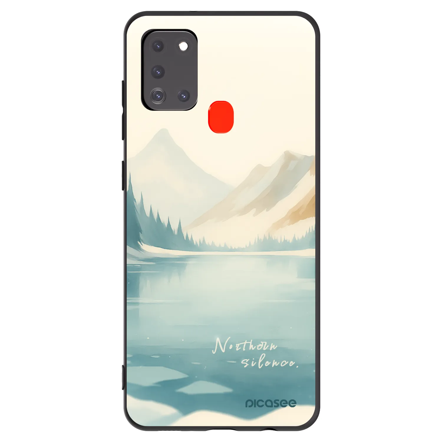 Picasee crna silikonska maskica za Samsung Galaxy A21s - NOTHERN SILENCE