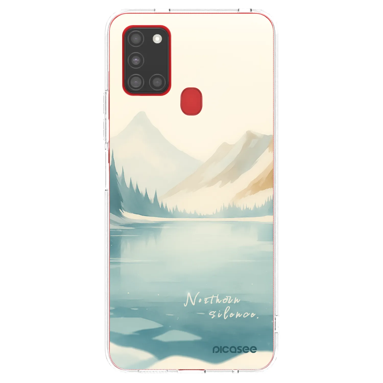 Picasee silikonska prozirna maskica za Samsung Galaxy A21s - NOTHERN SILENCE