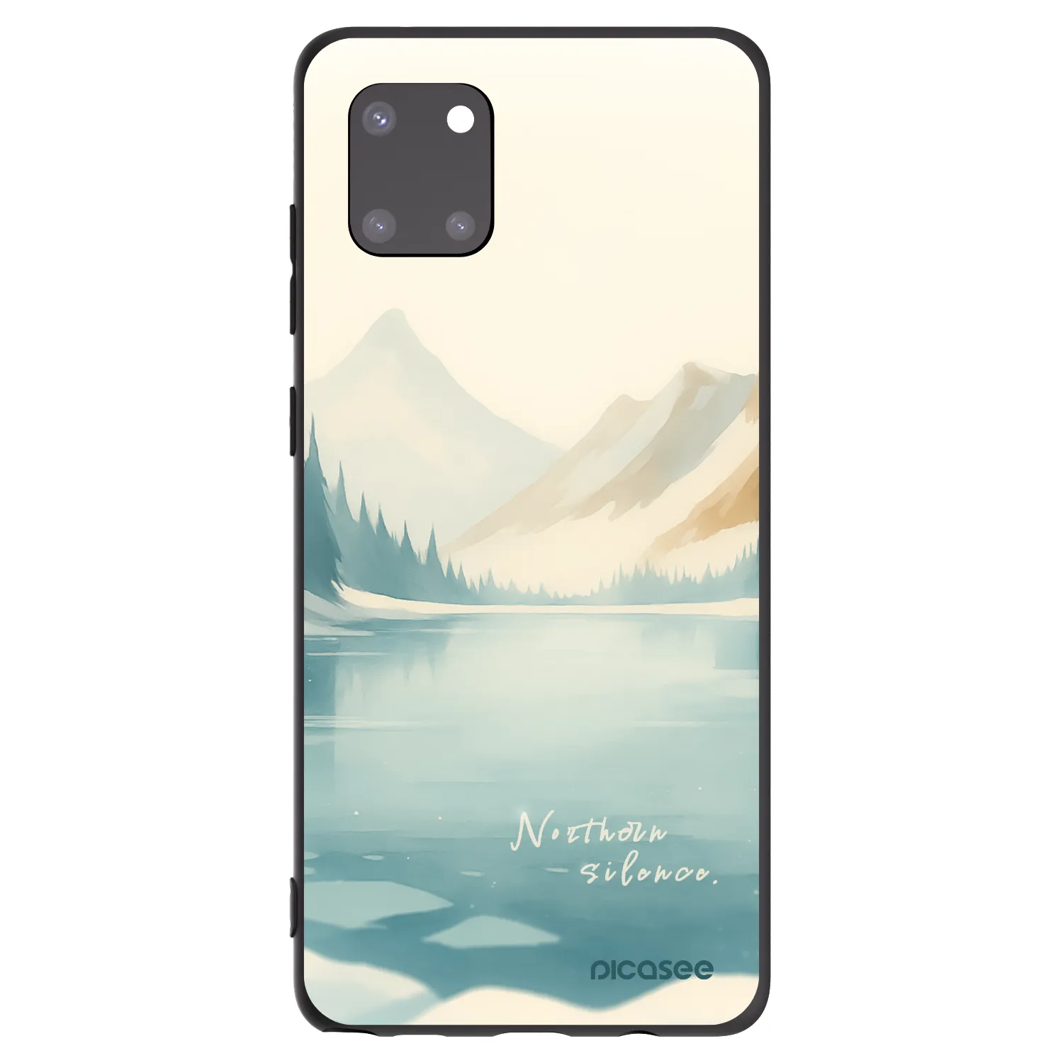 Picasee crna silikonska maskica za Samsung Galaxy Note 10 Lite N770F - NOTHERN SILENCE