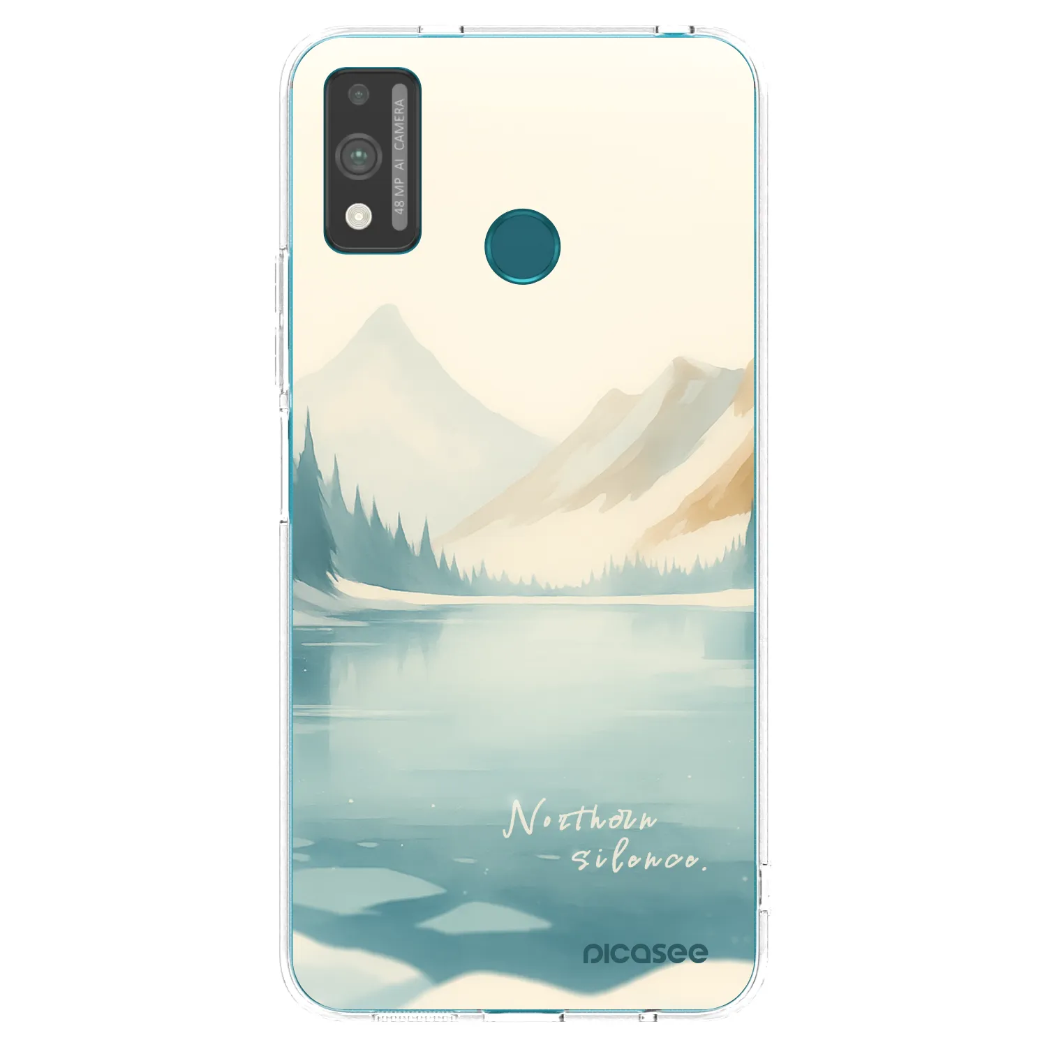 Picasee silikonska prozirna maskica za Honor 9X Lite - NOTHERN SILENCE