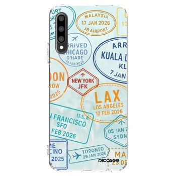 Picasee silikonska prozirna maskica za Honor 9X Pro - PASSPORT EDITION