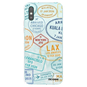 Picasee silikonska prozirna maskica za Xiaomi Redmi 9A - PASSPORT EDITION
