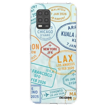 Picasee silikonska prozirna maskica za Xiaomi Mi 10 Lite - PASSPORT EDITION