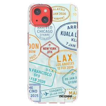 Picasee silikonska prozirna maskica za Apple iPhone 13 - PASSPORT EDITION