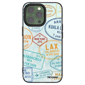 Picasee crna silikonska maskica za Apple iPhone 13 Pro - PASSPORT EDITION