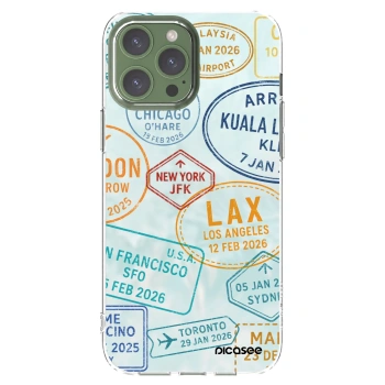 Picasee silikonska prozirna maskica za Apple iPhone 13 Pro Max - PASSPORT EDITION