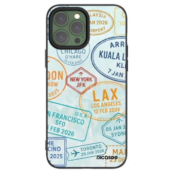 Picasee crna silikonska maskica za Apple iPhone 13 Pro Max - PASSPORT EDITION