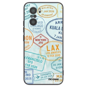 Picasee crna silikonska maskica za Xiaomi Poco F3 - PASSPORT EDITION