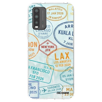 Picasee silikonska prozirna maskica za Xiaomi Redmi 9T - PASSPORT EDITION