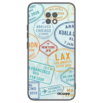 Picasee crna silikonska maskica za Xiaomi Redmi Note 9T - PASSPORT EDITION